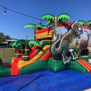 t rex bounce house combo