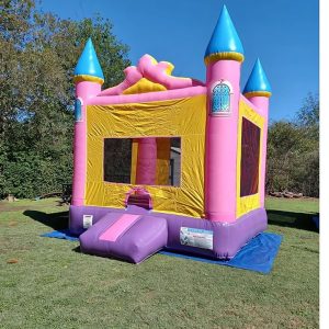 pink bounce house
