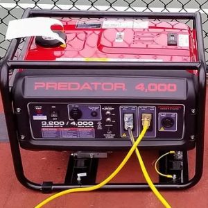 4500 watt generator (powers 2 fans) w/ fuel