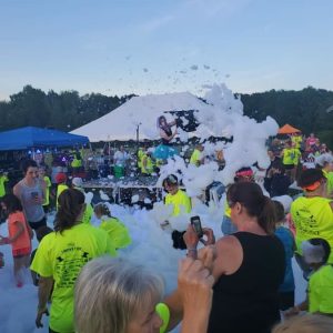 commercial foam machine experience ($100 per hour)