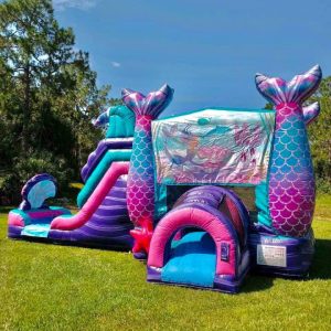 mermaid bounce houseslide combo 19t 29l 15w