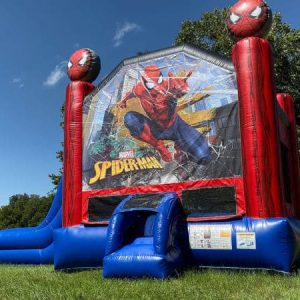 spider man bounce house combo